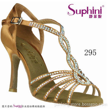 Brand Shoes Rhinestone Latin Dance Shoes